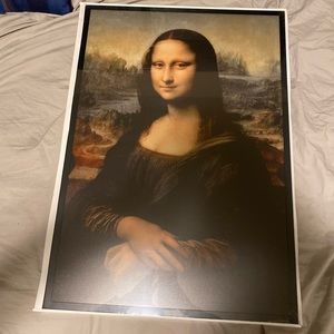 Mona Lisa backlit Ikea x off-white